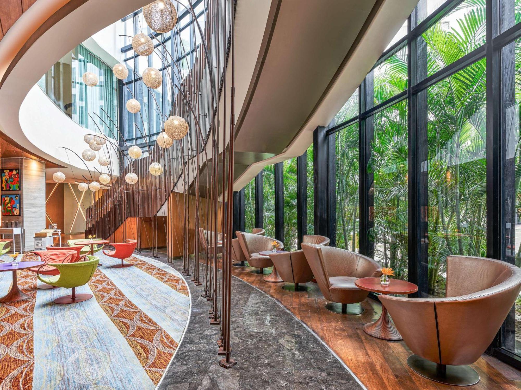 Pullman New Delhi Aerocity Exteriér fotografie The lobby